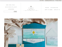 Tablet Screenshot of designedwithamore.com